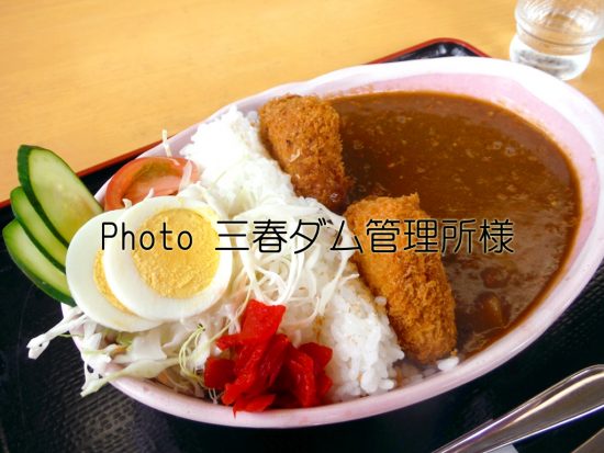 三春ダムカレー_三春の里(管理所)